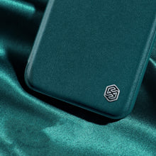 Заредете изображение във визуализатора на галерията – Nillkin Qin Cloth Pro Case for Samsung Galaxy S23+ Flip Cover Camera Cover blue
