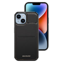 Заредете изображение във визуализатора на галерията – 3 in 1 Case for iPhone 14 Plus with MagSafe Wallet RFID Blocking Stand Dux Ducis Rafi Mag - Black

