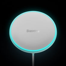 Заредете изображение във визуализатора на галерията – Baseus wireless car charger with MagSafe 15W holder for air vent + USB-A 25W white (CW01)
