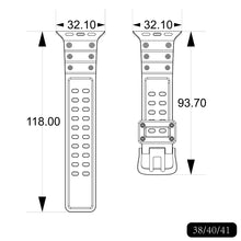 Заредете изображение във визуализатора на галерията – Strap Triple Protection strap for Apple Watch SE, 8, 7, 6, 5, 4, 3, 2, 1 (41, 40, 38 mm) bracelet bracelet pink
