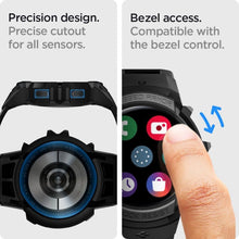 Заредете изображение във визуализатора на галерията – Spigen rugged armor ”pro” for samsung galaxy watch 4 / 5 44mm charcoal grey - TopMag
