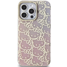 Заредете изображение във визуализатора на галерията – Hello Kitty IML Gradient Electrop Crowded Kitty Head case for iPhone 13 Pro / 13 - pink
