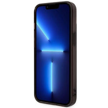 Заредете изображение във визуализатора на галерията – Case BMW BMHCP14S22HVGV iPhone 14 6.1" black/black IML Tricolor Stripe
