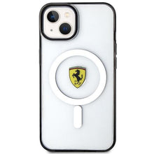 Заредете изображение във визуализатора на галерията – Ferrari FEHMP14SURKT iPhone 14 6.1" clear/transparent hardcase Outline Magsafe
