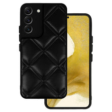 Заредете изображение във визуализатора на галерията – Leather 3D Case for Samsung Galaxy S22 design 3 black
