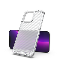 Заредете изображение във визуализатора на галерията – Ombre Protect Case for iPhone 14 Pro armored cover pink and blue
