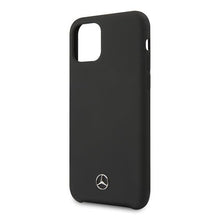 Заредете изображение във визуализатора на галерията – Mercedes MEHCN58SILBK iPhone 11 Pro hardcase black/black Silicone Line
