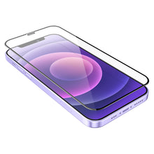 Заредете изображение във визуализатора на галерията – Borofone Tempered glass BF8 Diamond Armor Full Screen 5D Large Arc for Iphone 12/12 Pro
