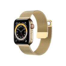 Заредете изображение във визуализатора на галерията – Milanese bracelet loop for Apple Watch 38/40/41mm gold
