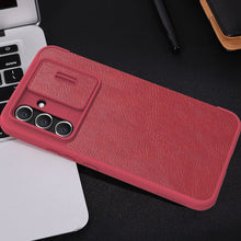 Заредете изображение във визуализатора на галерията – Nillkin Qin Pro for Samsung Galaxy A54 5G red
