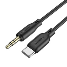 Заредете изображение във визуализатора на галерията – Borofone Cable BL18 - jack 3,5mm to Type C - 1 metr black
