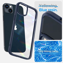 Заредете изображение във визуализатора на галерията – Spigen ultra hybrid гръб за iphone 14 navy blue - TopMag
