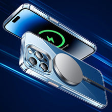 Заредете изображение във визуализатора на галерията – HOCO AS3 Amber case compatible with MagSafe for IPHONE 15 PRO MAX transparent black
