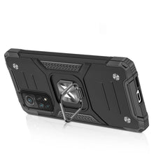Заредете изображение във визуализатора на галерията – Wozinsky Ring Armor Case Kickstand Tough Rugged Cover for Samsung Galaxy A72 4G blue
