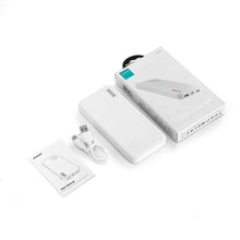 Заредете изображение във визуализатора на галерията – Joyroom power bank 10000mAh Dazzling Series 22.5W white (QP194)
