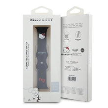 Заредете изображение във визуализатора на галерията – Hello Kitty Silicone Kitty Head strap for Apple Watch 38/40/41mm - black
