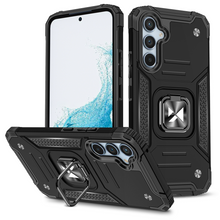 Заредете изображение във визуализатора на галерията – Wozinsky Ring Armor case for Samsung Galaxy A34 5G armored cover magnetic holder ring black

