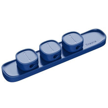 Заредете изображение във визуализатора на галерията – BASEUS cable organizer Cross Peas Cable Clip Blue ACWDJ-03

