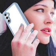 Заредете изображение във визуализатора на галерията – Outer Space Case for Samsung Galaxy A54 5G cover with a flexible frame blue
