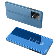 Заредете изображение във визуализатора на галерията – Clear View Case for Xiaomi Redmi Note 12 5G / Poco X5 5G cover with flip cover blue
