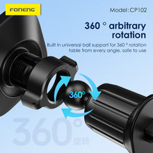 Заредете изображение във визуализатора на галерията – Foneng Car holder CP102 magnetic to air vent black
