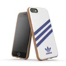 Заредете изображение във визуализатора на галерията – Adidas OR Moudled Case PU iPhone SE2022 / SE2020 / 7 / 8 / 6 / 6s white/white 34931
