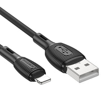 Заредете изображение във визуализатора на галерията – Borofone Cable BX86 Advantage - USB to Lightning - 2,4A 1 metre black
