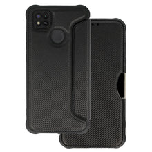Заредете изображение във визуализатора на галерията – Razor Carbon Book Case for Xiaomi Redmi 9C black
