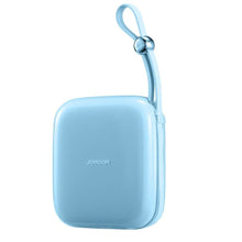 Заредете изображение във визуализатора на галерията – Joyroom powerbank 10000mAh Jelly Series 22.5W with built-in Lightning cable blue (JR-L003)
