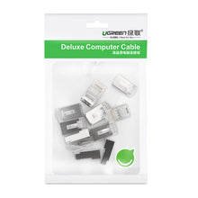Заредете изображение във визуализатора на галерията – Ugreen 10x plug end RJ45 8P8C (UTP Cat. 6 / Cat. 5 / Cat. 5e) silver (NW111)
