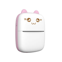 Заредете изображение във визуализатора на галерията – Thermal printer mini cat HURC9 - pink
