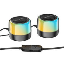 Заредете изображение във визуализатора на галерията – Borofone Portable Bluetooth Speaker BP12 Colorful Stereo 2 in 1 (2 pieces)

