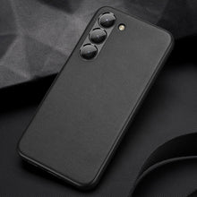 Заредете изображение във визуализатора на галерията – Dux Ducis Grit case for Samsung Galaxy S23+ elegant cover made of artificial leather MagSafe black
