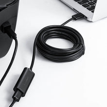Заредете изображение във визуализатора на галерията – Ugreen active extension cable USB-A (male) - USB-A (female) USB 2.0 480Mbps 15m black (US121)
