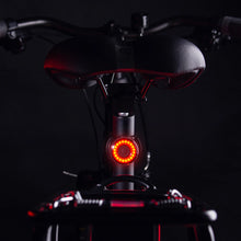 Заредете изображение във визуализатора на галерията – Wozinsky WRBLB3 USB-C LED rear bicycle light red light STOP sensor - black
