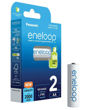 Заредете изображение във визуализатора на галерията – Rechargeable Batteries Panasonic Eneloop HR6/AA 2000mAh - 2pcs blister pack
