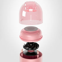 Заредете изображение във визуализатора на галерията – Baseus C2 mini office vacuum cleaner with AA batteries pink (CRXCQC2A-04)
