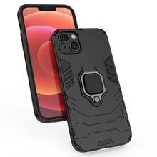 Заредете изображение във визуализатора на галерията – Ring Armor case for iPhone 14 Pro Max armored cover magnetic holder ring black
