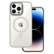 Заредете изображение във визуализатора на галерията – Tel Protect Magnetic Clear Case for Iphone 15 Plus Titanium
