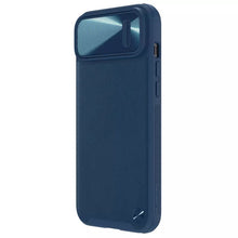 Заредете изображение във визуализатора на галерията – Nillkin CamShield S Leather Magnetic Case for Iphone 14/13 blue
