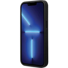 Заредете изображение във визуализатора на галерията – Case BMW BMHCP13L22NBCK iPhone 13 Pro / 13 6.1" black/black hardcase Leather Carbon
