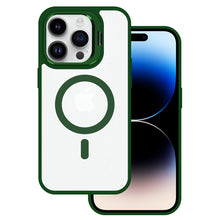 Заредете изображение във визуализатора на галерията – Tel Protect Kickstand Magsafe Case for Iphone 13 Pro Max green
