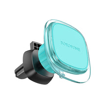 Заредете изображение във визуализатора на галерията – Borofone Car holder BH82 Clear magnetic to air vent light blue
