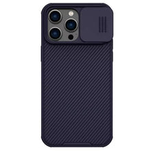 Заредете изображение във визуализатора на галерията – Nillkin CamShield Pro PC+TPU Case for Iphone 14 Pro purple

