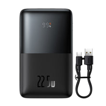 Заредете изображение във визуализатора на галерията – Baseus Baseus Pro 20000mAh 22.5W Black Powerbank with USB Type A - USB Type C 3A 0.3m cable (PPBD040301)

