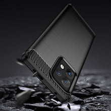 Заредете изображение във визуализатора на галерията – Carbon Case Cover for Motorola Edge+ 2023 / Moto X40 Pro / Moto X40 Flexible Silicone Carbon Cover Black
