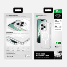 Заредете изображение във визуализатора на галерията – Amazing Thing Titan Edge Mag Case IP156.7PTEMCL for Iphone 15 Pro Max transparent
