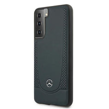Заредете изображение във визуализатора на галерията – Original faceplate case MERCEDES MEHCS21MARMNA for SAMSUNG S21 Plus (Urban Line / navy)
