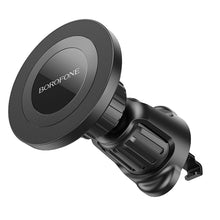 Заредете изображение във визуализатора на галерията – Borofone Car holder BH90 Ring magnetic to air vent black
