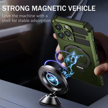 Заредете изображение във визуализатора на галерията – Tel Protect Armor Magsafe Metal Ring Case for Iphone 14 Pro Max green
